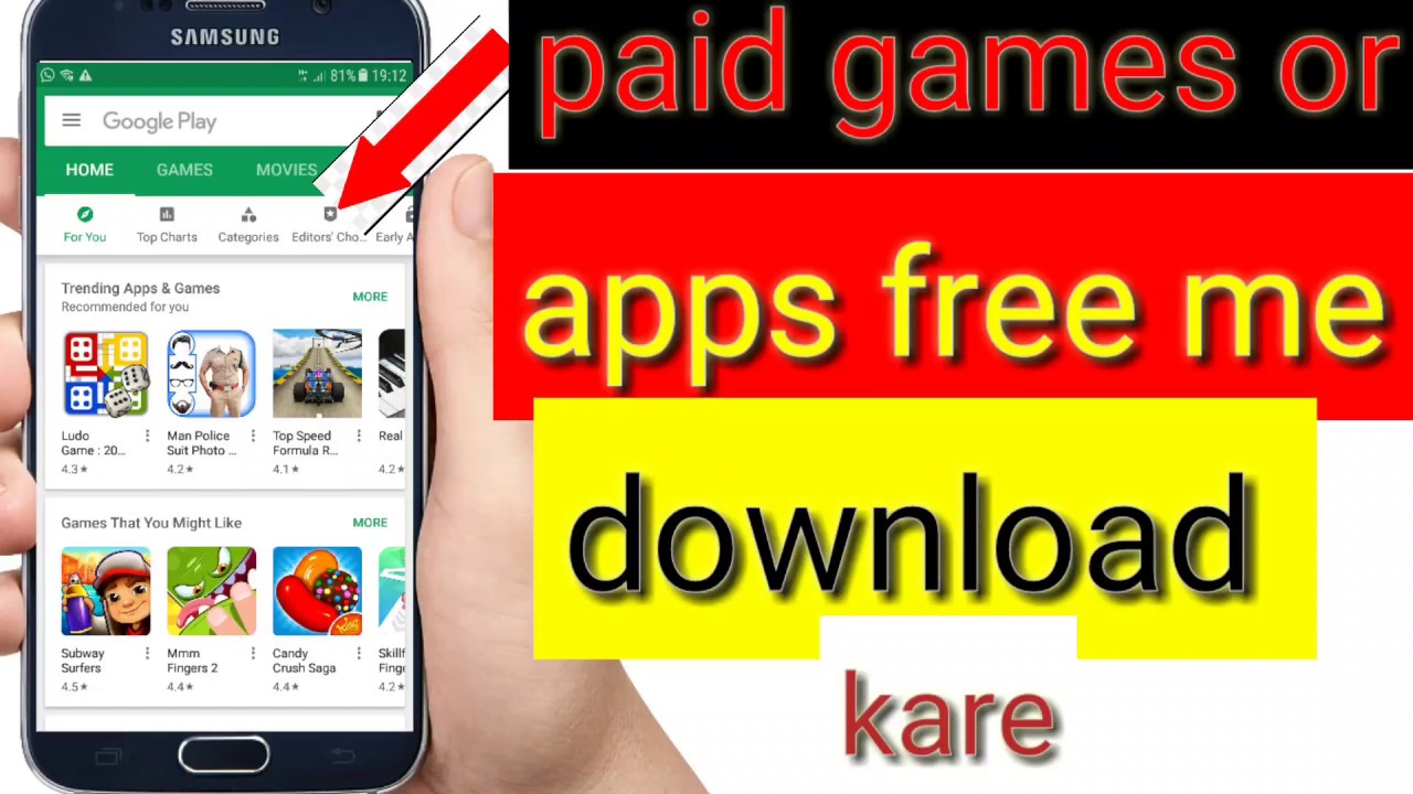 How to download paid apps/games for free on all android devices